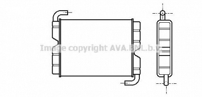 AVA QUALITY COOLING sc6006 -  Теплообменник, отопление салона